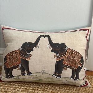 John Robshaw elephant pillow